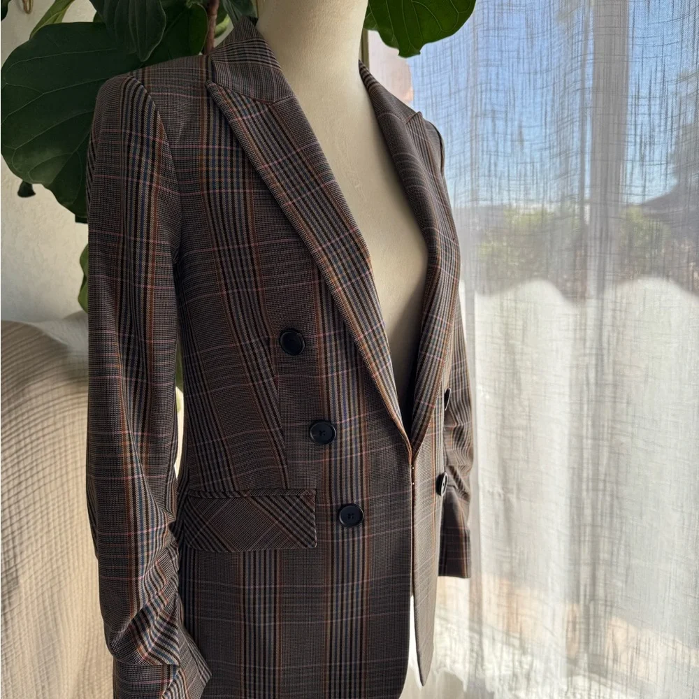 Veronica Beard  Plaid Oversized Boxy Blazer - Picture 5 of 8